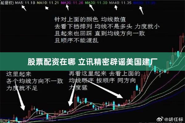 股票配资在哪 立讯精密辟谣美国建厂