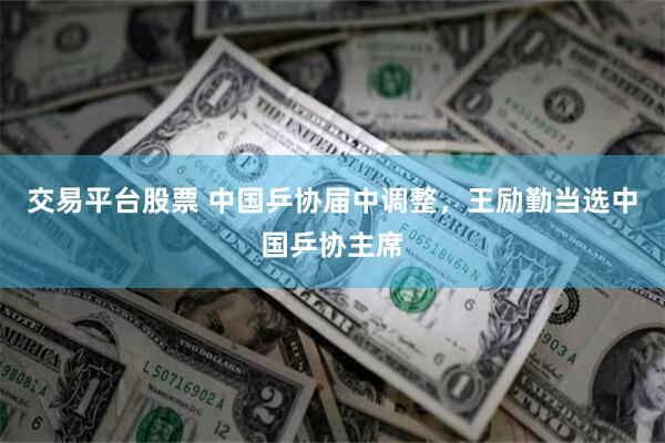 交易平台股票 中国乒协届中调整，王励勤当选中国乒协主席