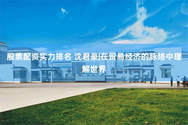 股票配资实力排名 沈君豪|在贸易经济的脉络中理解世界